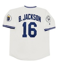 Bo Jackson 1987 Kansas City Royals Cooperstown Home White Jersey Men’s Large