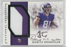 2016 Panini National Treasures Green Numbers 64/81 Moritz Bohringer Auto 00et