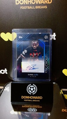 2023 Topps Knockout Rafael Leao Star Player Auto /49 AC Milan Portugal