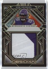2021 Panini Obsidian Volcanic Material Electric Etch Green /50 Kene Nwangwu 07o4