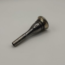 Laskey 85F Old Stock French Horn Mouthpiece European Shank Shank Silver Plated