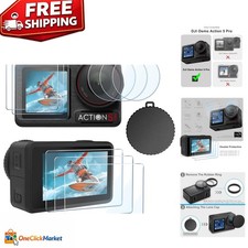 Touch Sensitive Waterproof Screen Protector for DJI Osmo Action 5 Pro - 3 Pack
