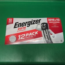 12 pack ENERGIZER 2016 Lithium Battery 3v CR2016 DL2016 KCR2016