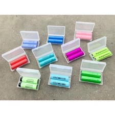 Safe Case & FREE 2x 🔋 Rechargeable batteries 18650 SONY SAMSUNG LG PANASONIC 