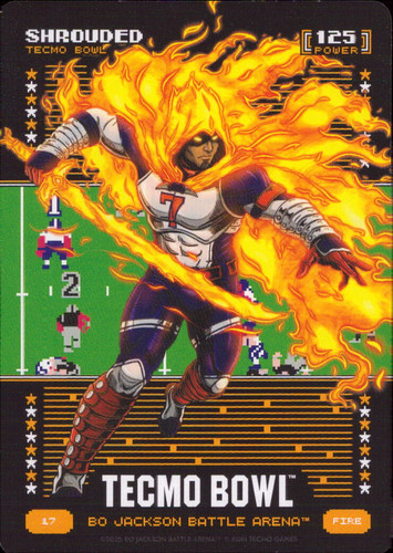 2026 Bo Jackson Battle Arena Tecmo Bowl Shrouded Fire 125 Power CJ Stroud