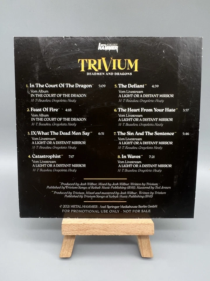 Trivium - Deadmen and Dragons - CD - Promo CD - Selten - Metal - sehr gut - Bild 2 von 3