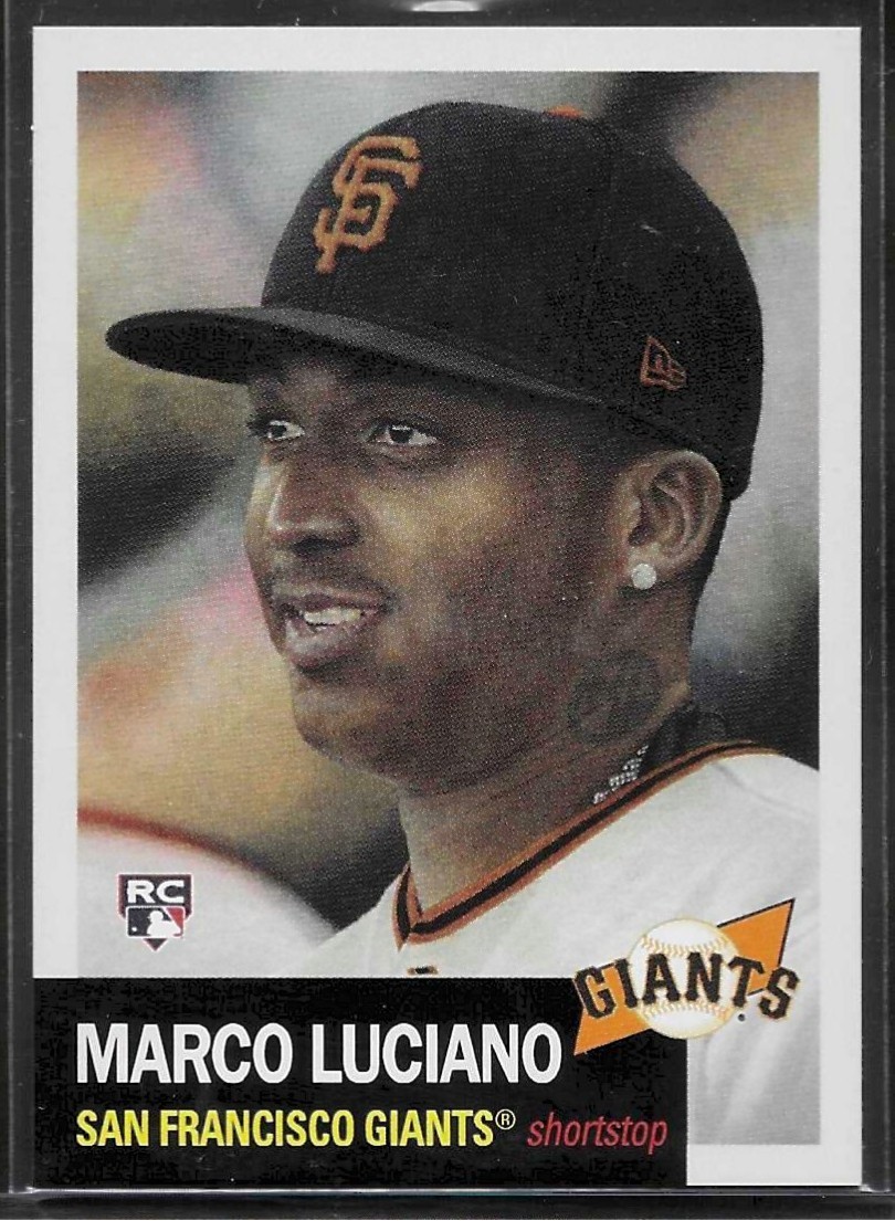 2024 Topps MLB® Living Set® # 716 MARCO LUCIANO Rookie SF Giants 1,465 Printed a