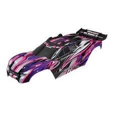 Traxxas 1/10 Rustler 4x4 VXL  Pre-Cut Body, Pink  6717P