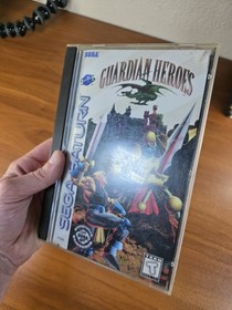 SEGA Guardian Heroes Sega Saturn TESTED Manual, Registration CIB