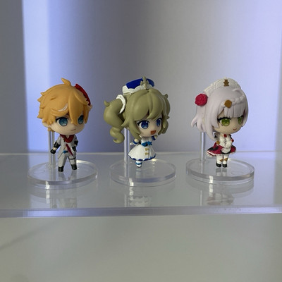 Lot of 3 Genshin Impact Capsule Collection Figure Tartaglia Barbara Noelle