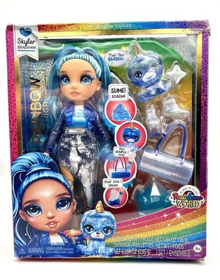 Rainbow High Skyler blau - Classic Puppe MGA Entertainment Slime Kit & Pet