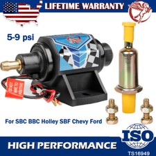 Electric Fuel Pump 12s 12volt 35gph 5-9 Psi For Sbc Bbc Holley Sbf Chevy Ford Electric Fuel Pump 12s 12volt 35gph 5-9 Psi For Sbc Bbc Holley Sbf Chevy Ford