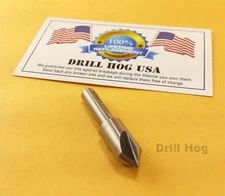 Drill Hog® 3/8" Countersink 3/8" Reamer 3 Flute Cobalt M42 82° Lifetime Warranty