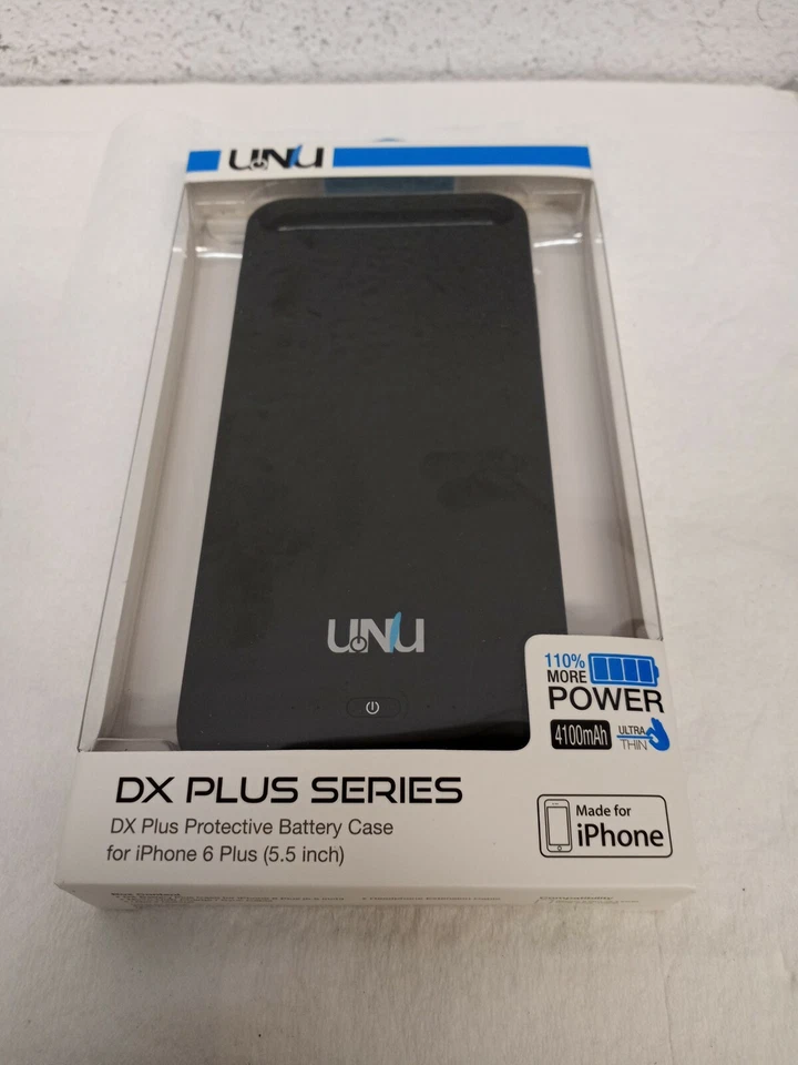 Funda protectora de batería 20 piezas UNU DX6 Plus DXF-06P-BLK, 4100mAH iPhone 6/6s Plus Foto 2 de 4