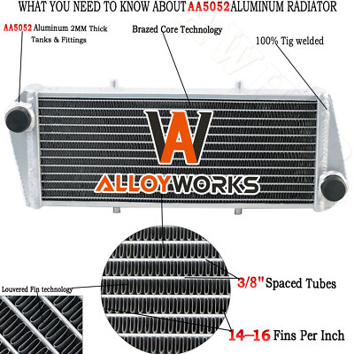 Aluminum Radiator Fits Ultralight Rotax 912 912i 914 UL 4-Stroke Engine
