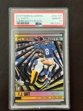 2018 Panini Illusions Clear Shots Black TJ Watt /25 PSA 10 Pop 1!
