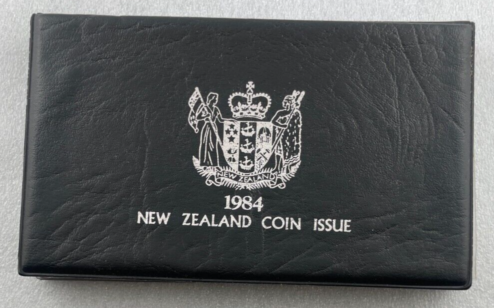 1984 Proof Coin Set Issued by the New Zealand Treasury - 7 Coins
