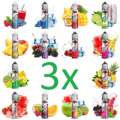 3 x IVG Aroma je 10ml Longfill Flavour für je 60ml E-Zigaretten E-Liquid