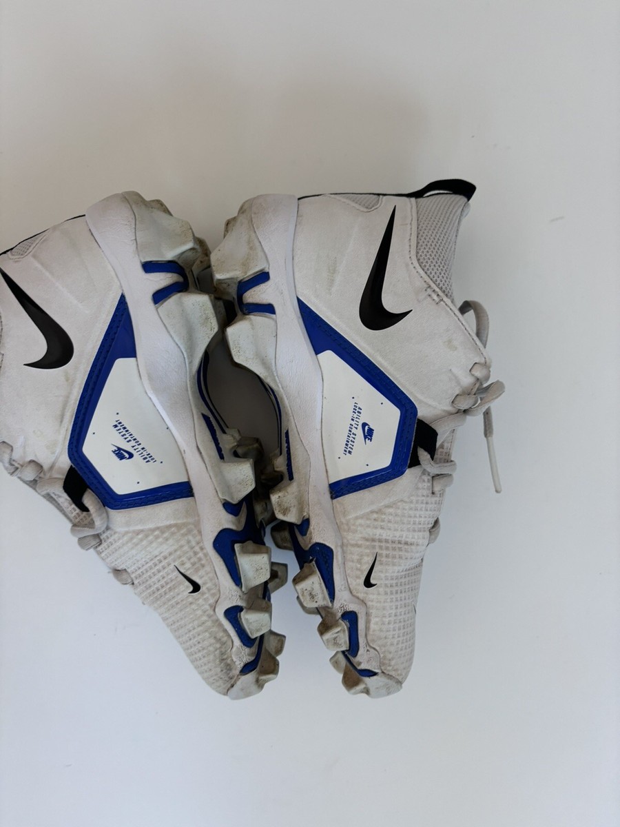 Nike Alpha Menace 3 Shark White Game Royal Football Cleats Sz 13.5 NWOT‎ cv0582-100_x.jpg main image 2