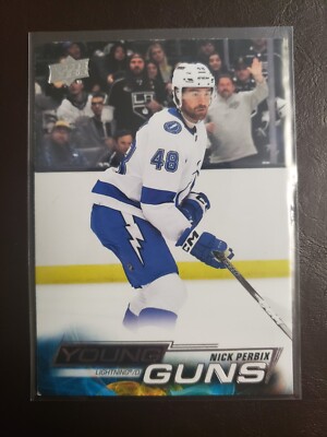 2022-23 Nick Perbix Young Guns Rookie Upper Deck Series 2 Hockey Tampa Bay...