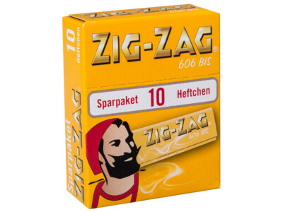 Zig Zag Rolling Papers Sparpaket  No 606 BIS - 50 Blättchen / Heft