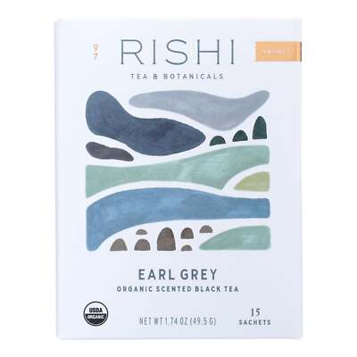 Rishi Tea And Botanicals  Organic Tea Earl Grey  15 Bag
