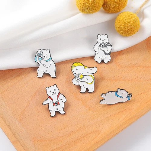 Kreative Cartoon-Tier-Brosche Anstecknadel Emaille-Pins Abzeichen SchmuckD - Bild 240 von 326