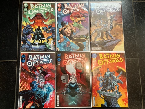 BATMAN OFF-WORLD #1-6 FULL SET - MAIN COVER - 1ST PTG - DC (2023-25) AARON