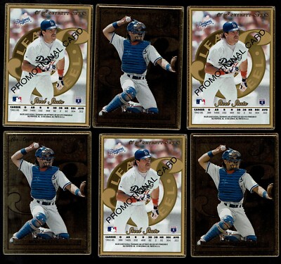 Mike Piazza 1996 Donruss Leaf Preferred STEEL SAMPLE/PROMO Card GOLD