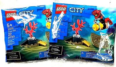 IN HAND New/Factory Sealed 2020 Lego City 30370 Ocean Diver Polybag Set