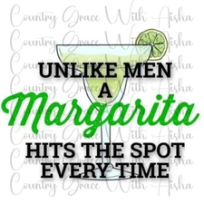 Sublimation Transfer Print Margarita Ready to Press Heat Transfer