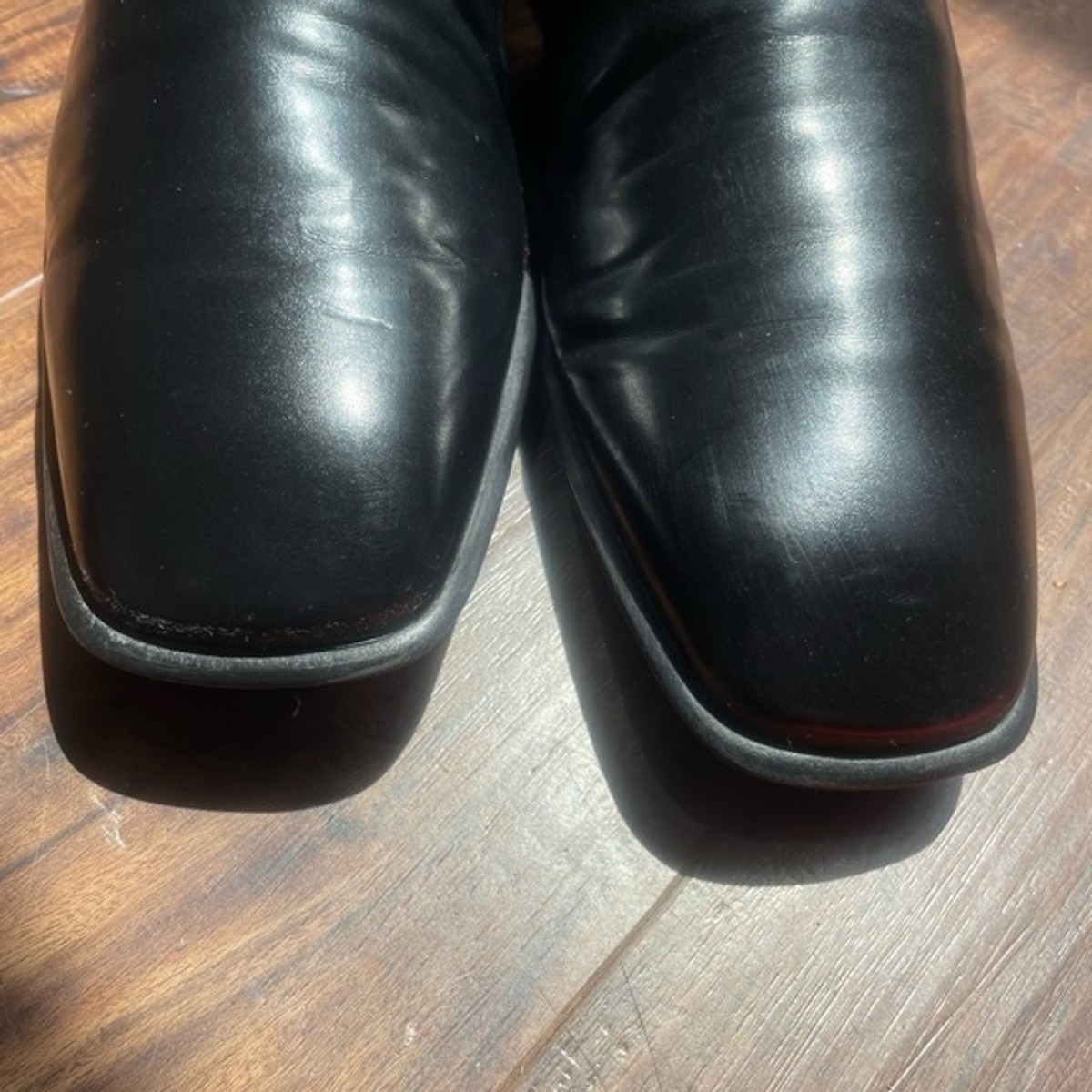 Donald J. Pliner Mens Black Durex Stretch Napa Leather Shoes  display picture 1