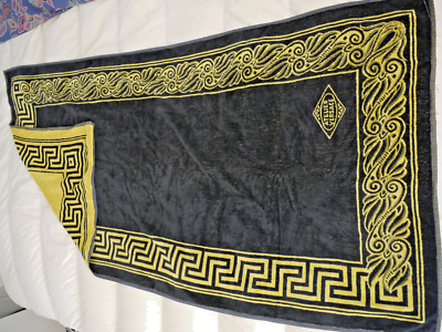 Gianni Versace Gold & Black Large Bath Towel. 1990s vintage | eBay