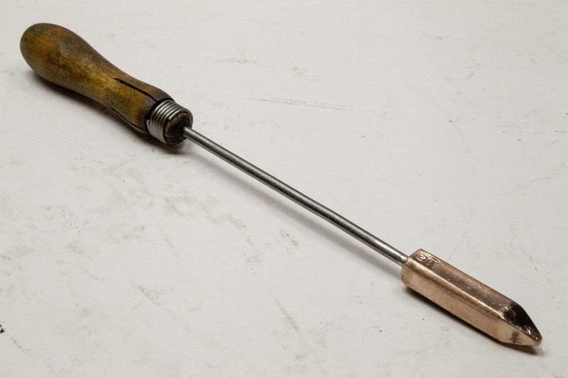 Antique Copper Head Soldering Iron