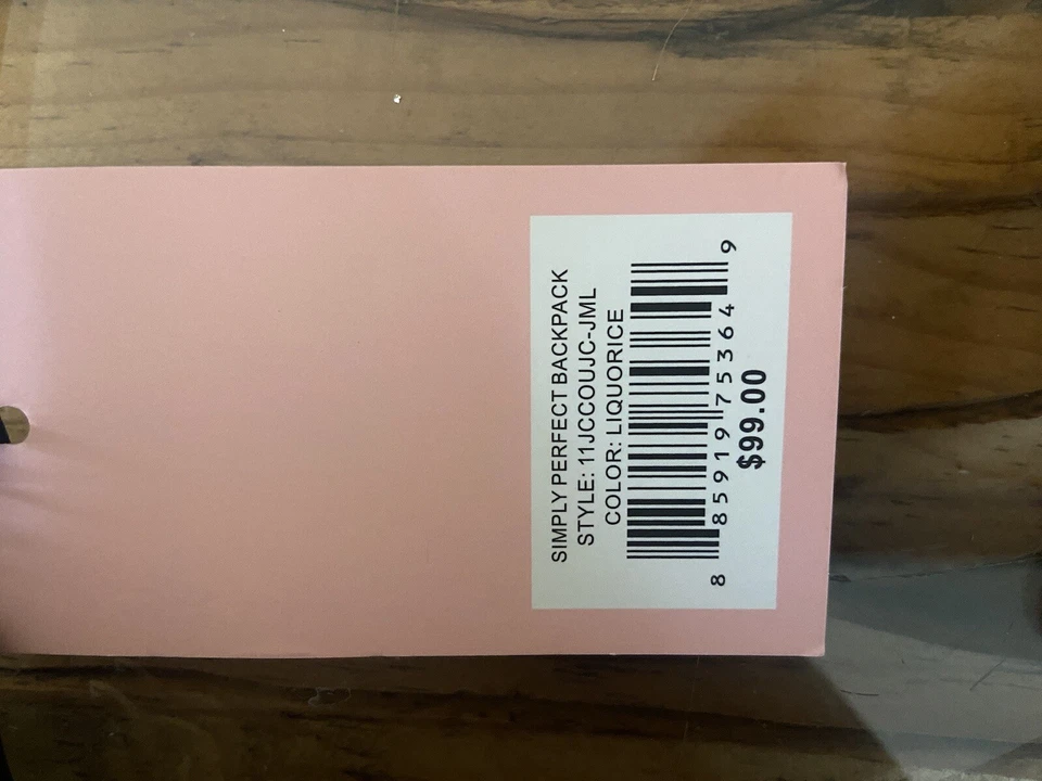 Nuevo Juicy Couture Sexy Bad And Boujee Bolso Mochila Lindo Negro Brillante Foto 4 de 4