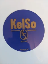 Kelso brewery sticker (Brooklyn New York beer)