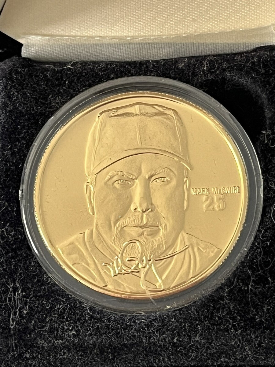 【中古】 Various： Recuerdos AlisonSmith 1998 Sammy Sosa Mark McGwire B2B Highland Mint 24 KT Gold
