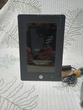 Motorola Digital Photo Frame 6" LCD Screen w/ Slideshow Clock MF601 Slim Design