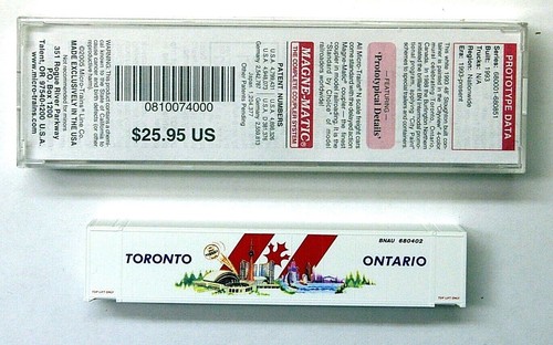 MTL Micro-Trains 81740 46100740 BNAU 680402 Toronto 48 pies contenedor "Cityview" | Zustand: New