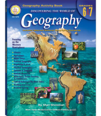 Discovering the World of Geography, Grades 6 - 7: Includes Selected Natio - GOOD