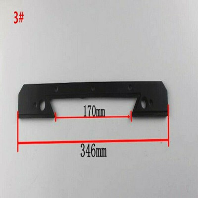 2PCS Milling Machine Parts- Saddle Knee Wiper Plate (Set) Steel Rubber 346 382mm