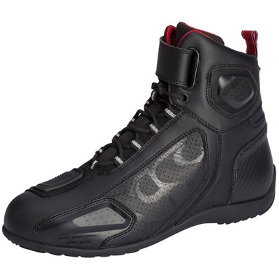 IXS RS-400 Size 39 Motorcycle Shoes Sport Racing Shoes With Slider Black