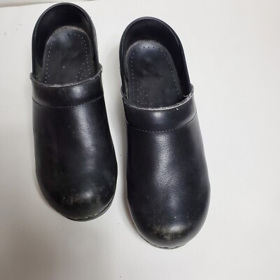 Sanita clogs leather upper lining shoes size 39
