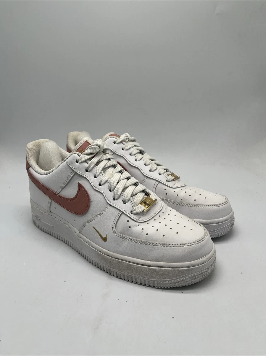 Nike Air Force 1 '07 Essential White Rust Pink W for sale | eBay