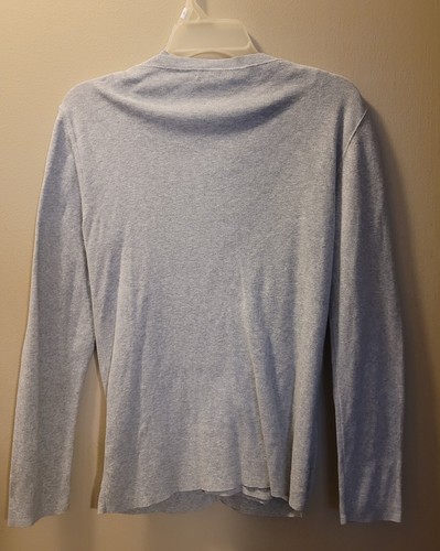 Repeat Gray Two Piece Cotton Button Up Cardigan Sweater W/S Sweater WMNS SZ Med - Picture 3 of 10