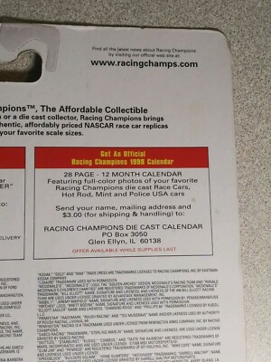 50th Anniversary NASCAR 00 Aqua Fresh From Racing Champions 1:144