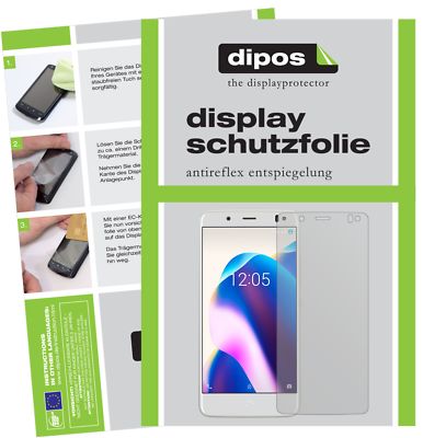 2x Schutzfolie für BQ Aquaris U2 Lite matt Displayschutzfolie Display Schutz