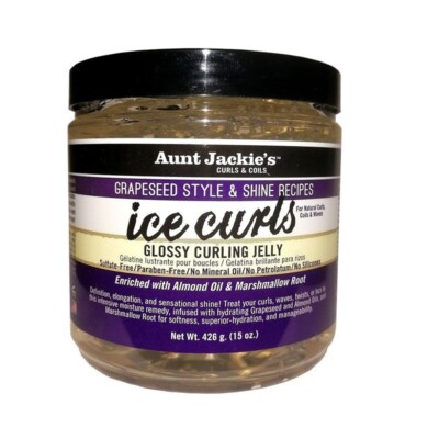 Aunt Jackie's Grapeseed Style and Shine Ice Curls Glossy Curling Jelly 15oz/436g