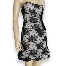 D&G Dolce Gabbana Corset Floral Sleeveless Mesh Evening Dress Size 40 XS-S