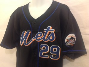 ny mets black jersey